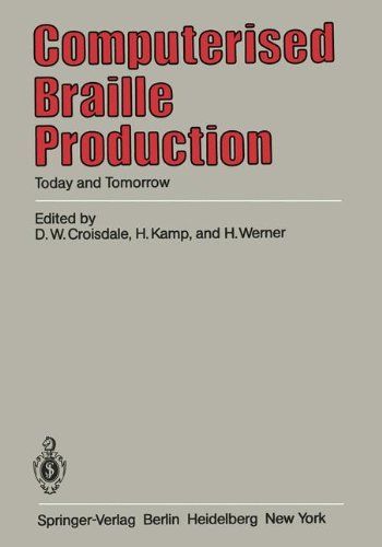 Book about Automated Braille Production, representing the entire collection of documents