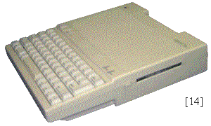 Apple IIc Plus, side view