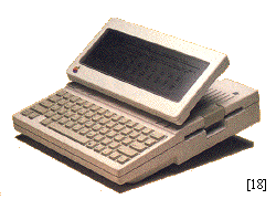 Apple IIc with LCD display