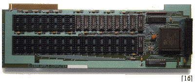 Memory expansion card for Apple IIc