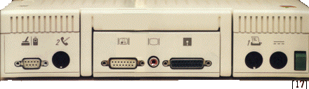 Apple IIc rear panel