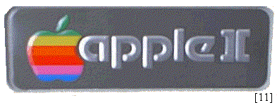 Apple II name plate