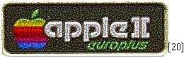 Apple II Europlus name plate