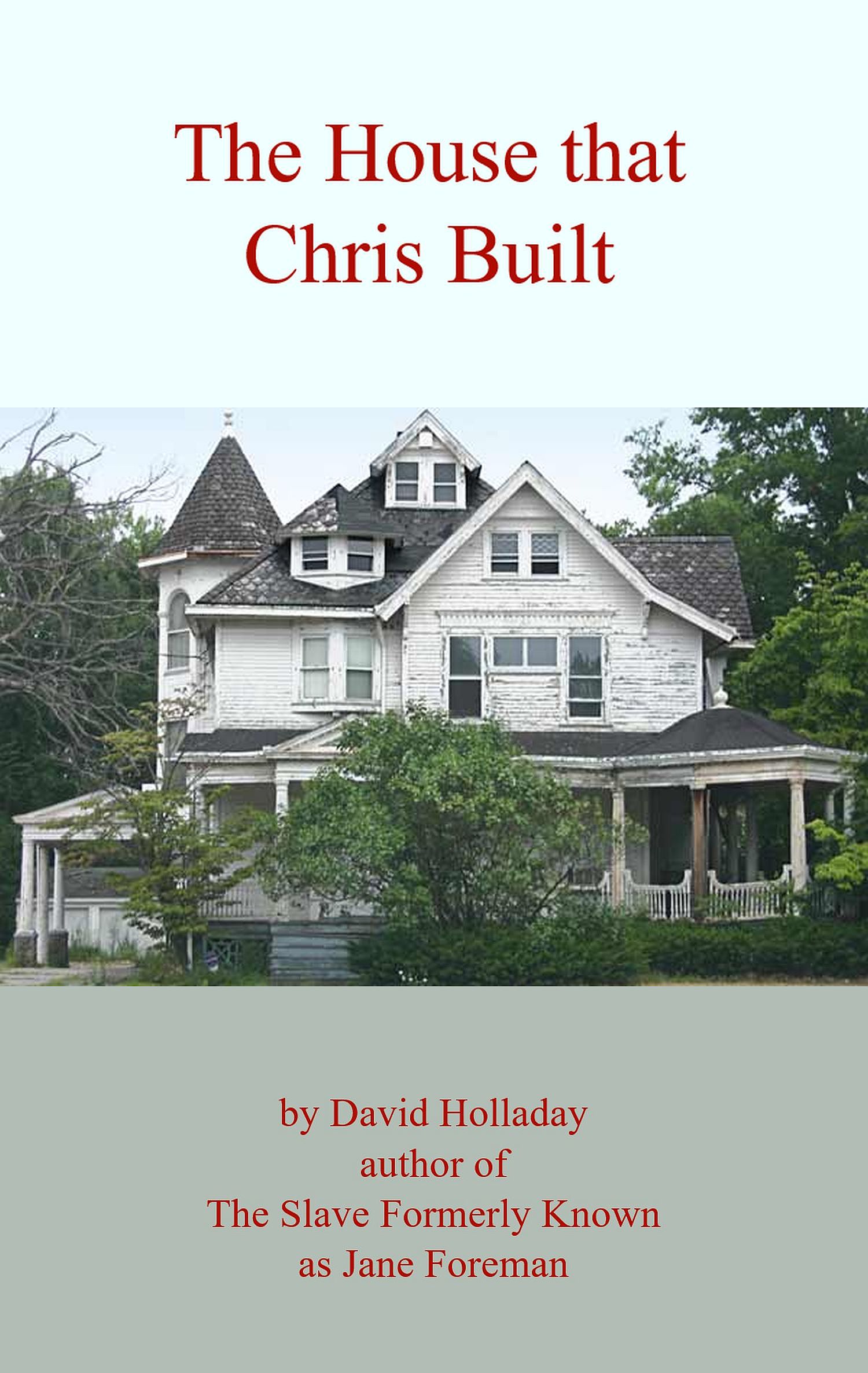 Book Cover image showing large, dilapidated house